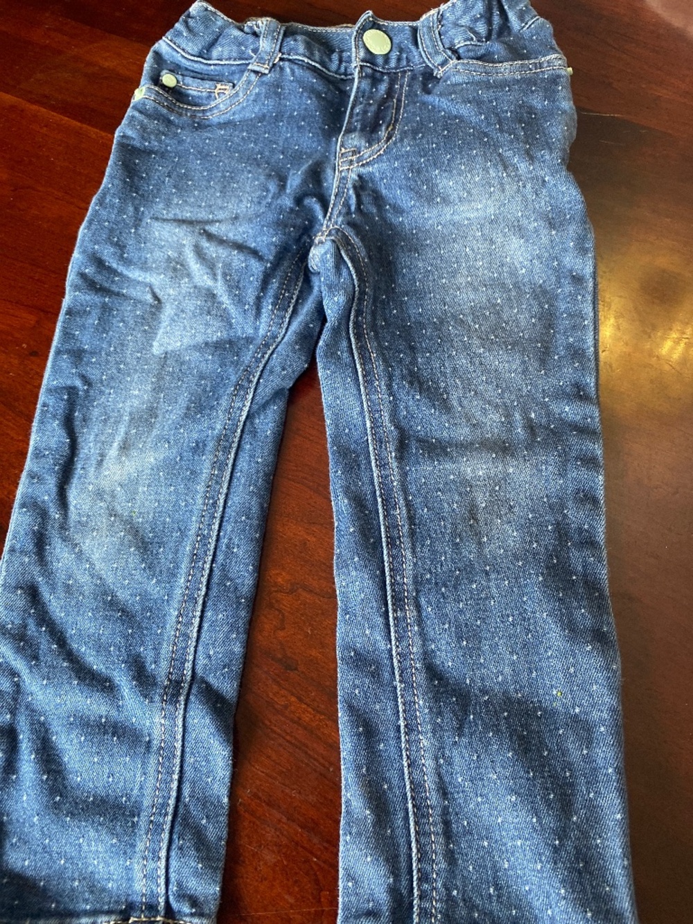 3T girls Oshkosh polkadot jeans